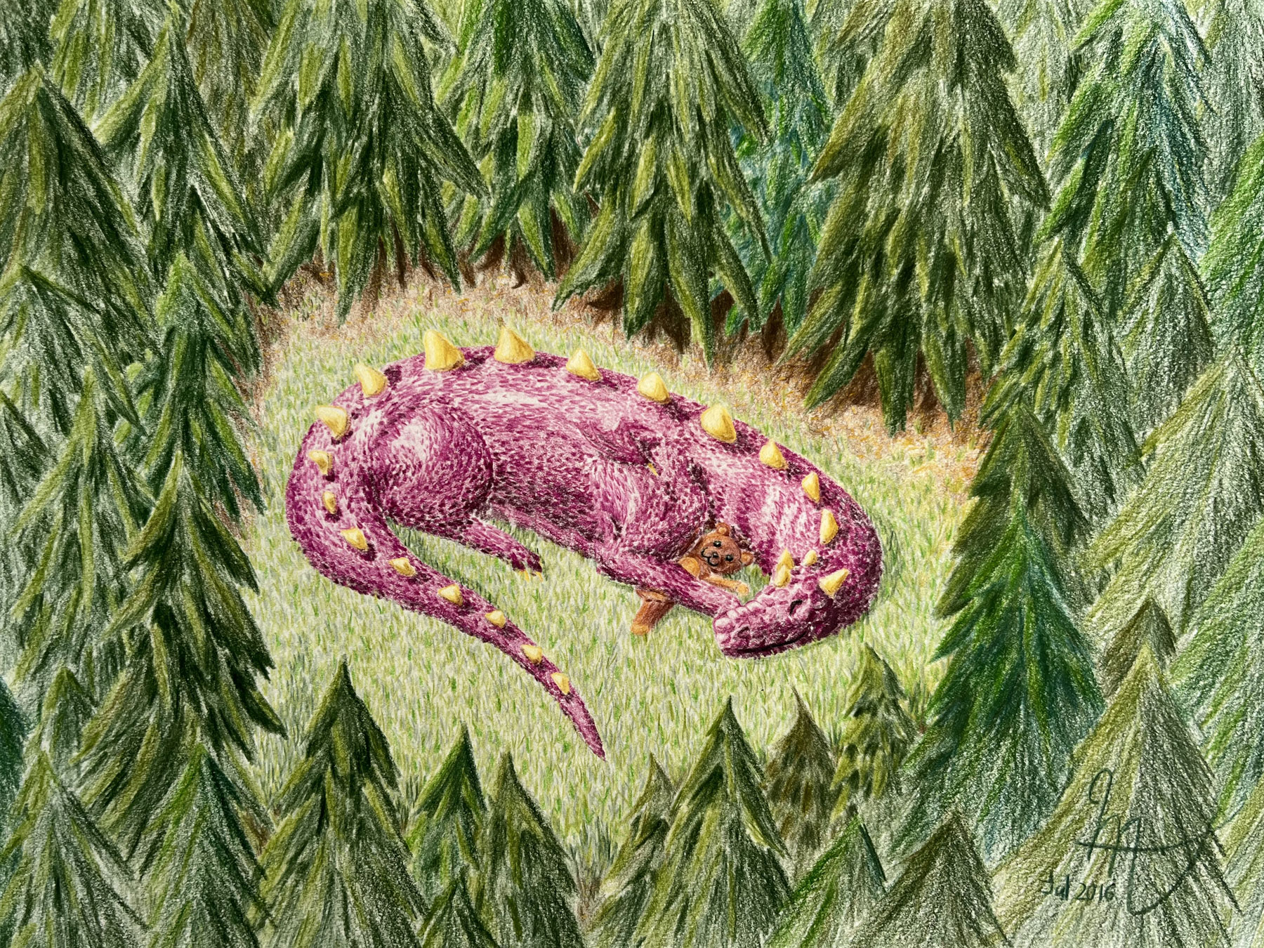Dragon and Teddy